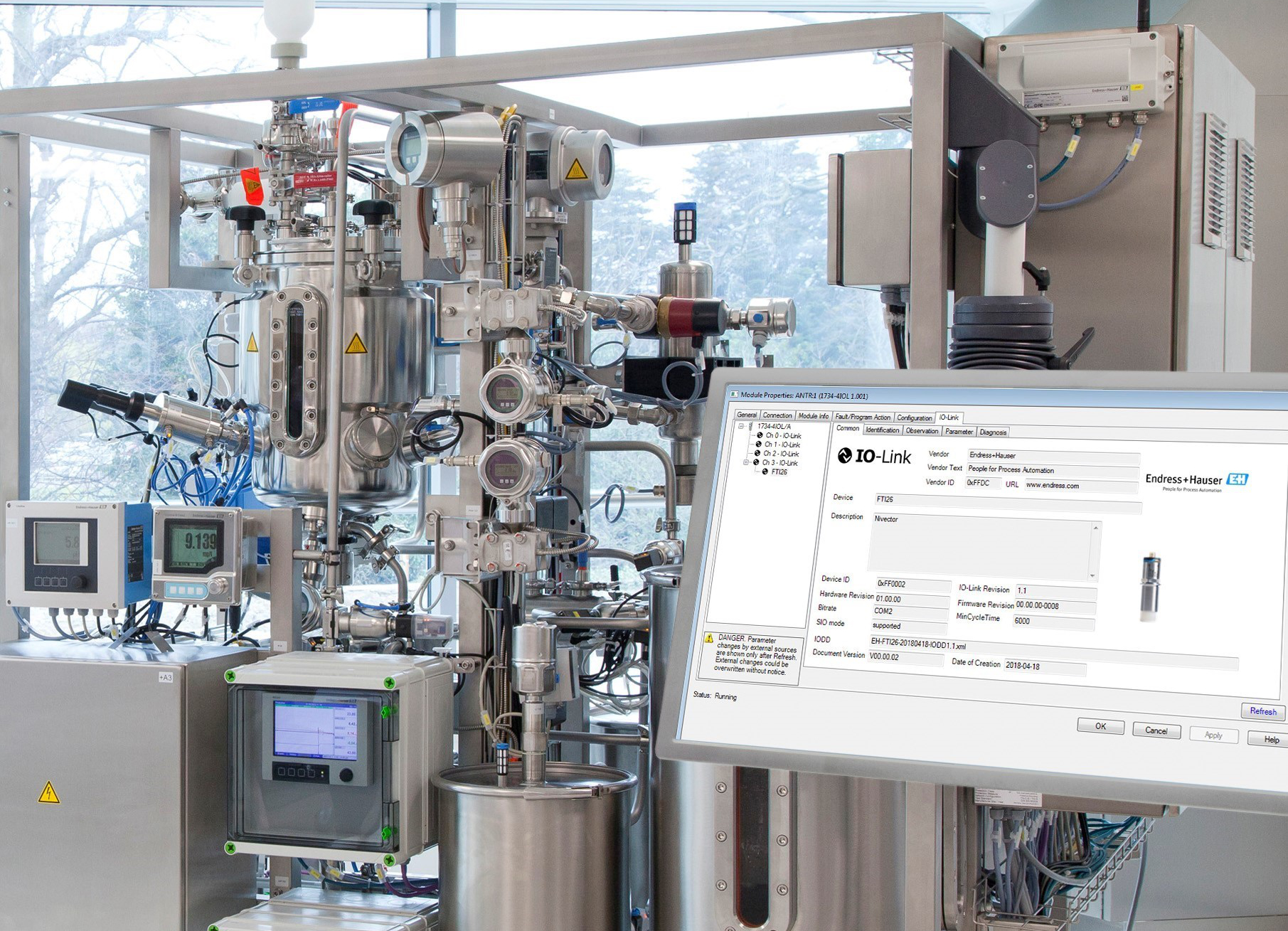 Digitalize your Food & Beverage plant with IOLink Endress+Hauser