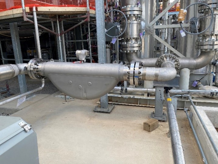 Promass F Coriolis installed on Gas Fuel Flow for energy transition 