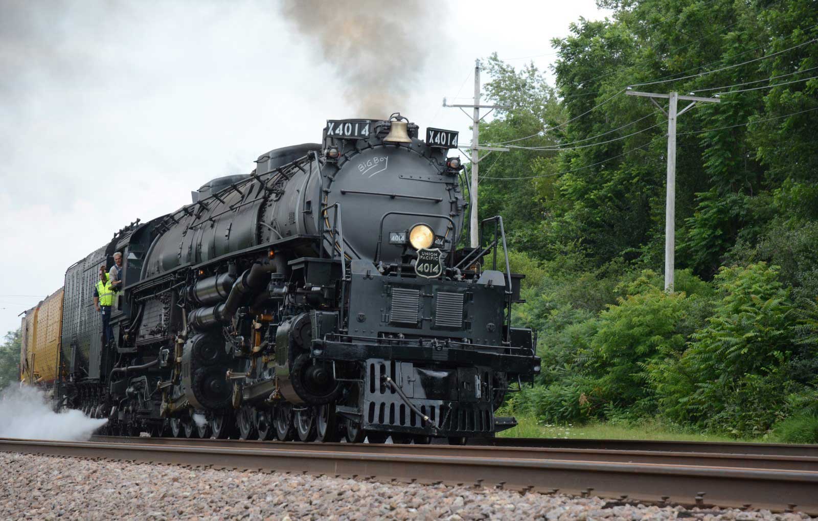 Train using steam